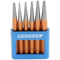 Gedore 113 - GEDORE - doorslagset 6-delig in PVC-houder 8753680