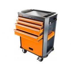 Neo Tools 84-205 Gereedschapskar, Gelagerd, Verstevigde Wielen , 4 Lades, 1 Bak, 741x470x1030