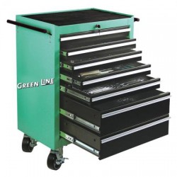 Brüder Mannesmann Werkplaatswagen 321-dlg. - Assortiment gereedschap - 7 lades